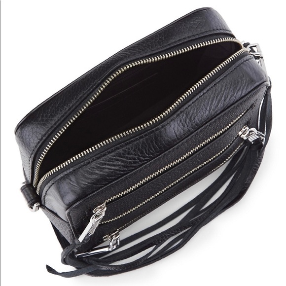 Rebecca Minkoff Camera Mini Moto Camera Black Leather Bag. - Picture 2 of 5